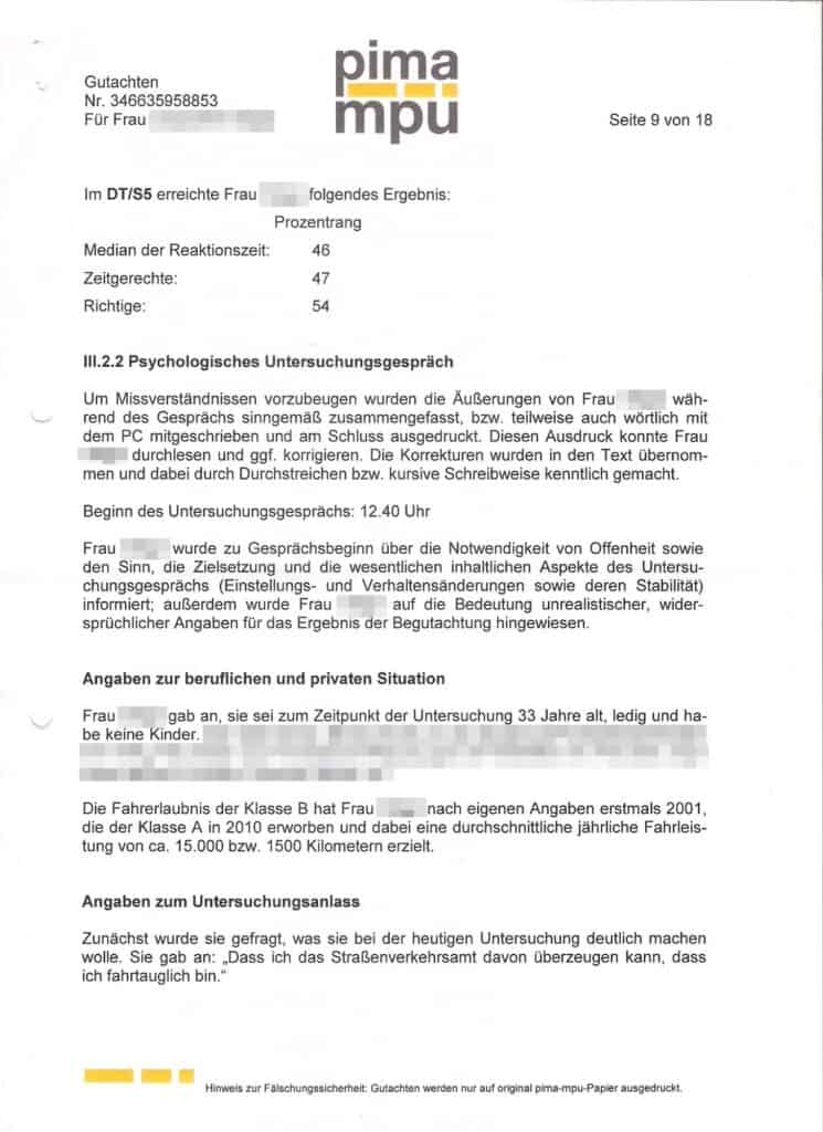 MPU Gutachten kaufen​